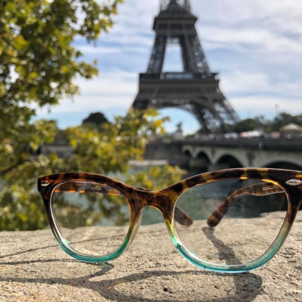 Aviator Super Poshe Twirl Metal Design Frames Women EyeGlasses